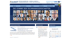 Desktop Screenshot of acatech.de