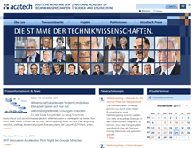 Tablet Screenshot of acatech.de